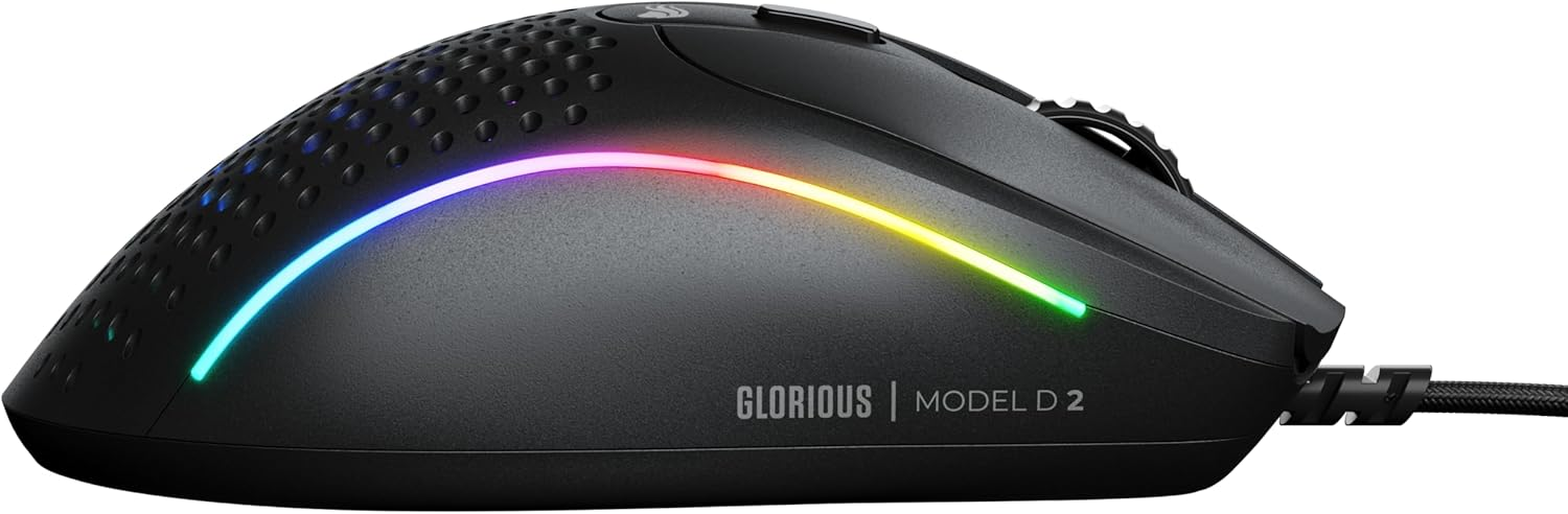 Glorious Model DV2 Wired RGB Gaming Mouse - Black Glorious Model DV2 Wired RGB Gaming Mouse - Black